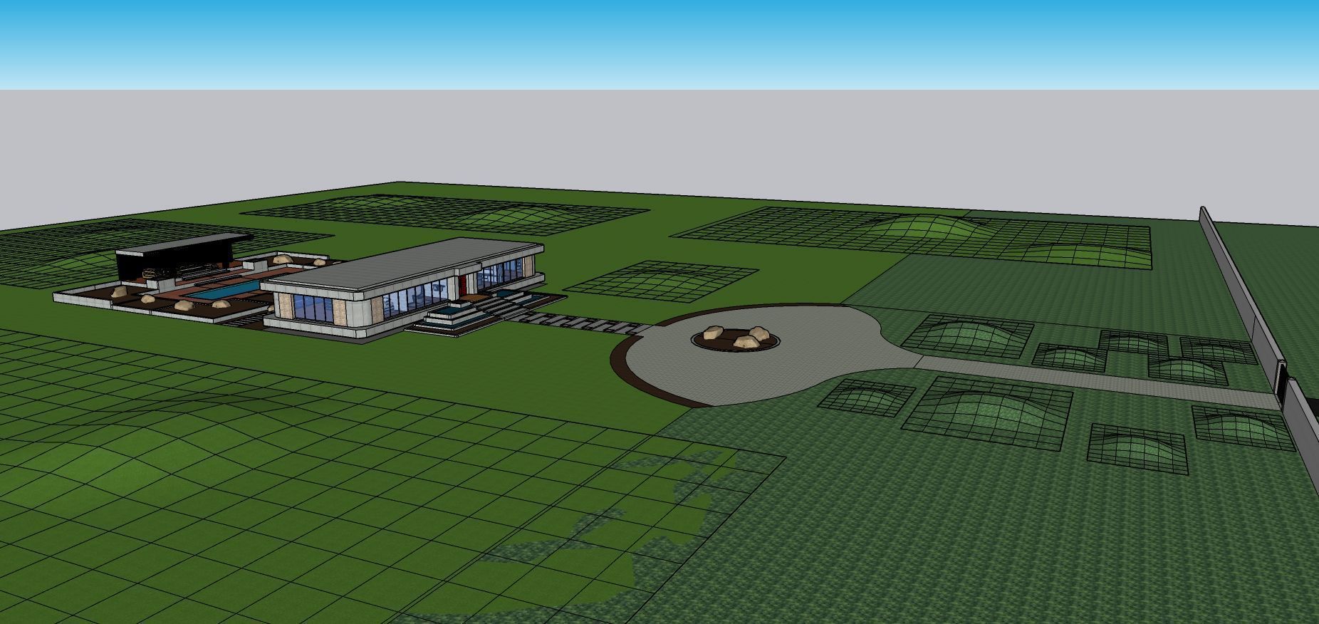 Modern Minimalist Villa 3D model_59