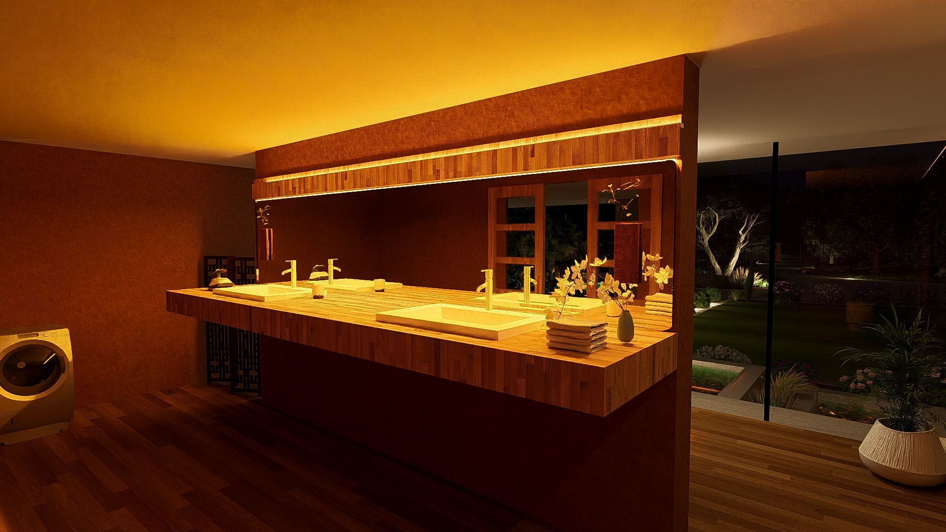 Modern Minimalist Villa 3D model_23