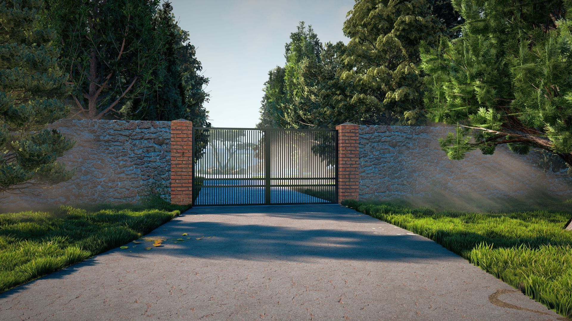 Modern Minimalist Villa 3D model_4