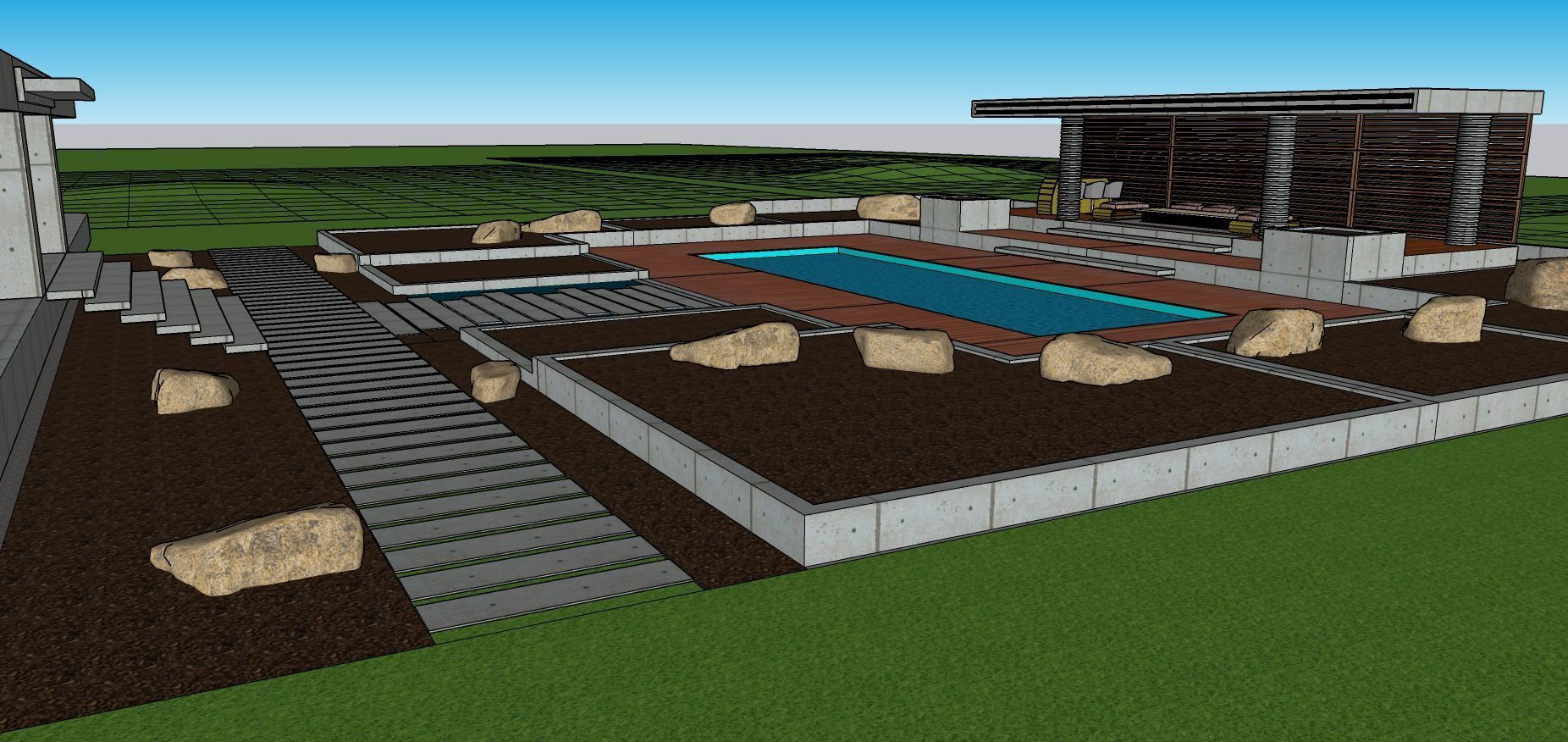 Modern Minimalist Villa 3D model_68