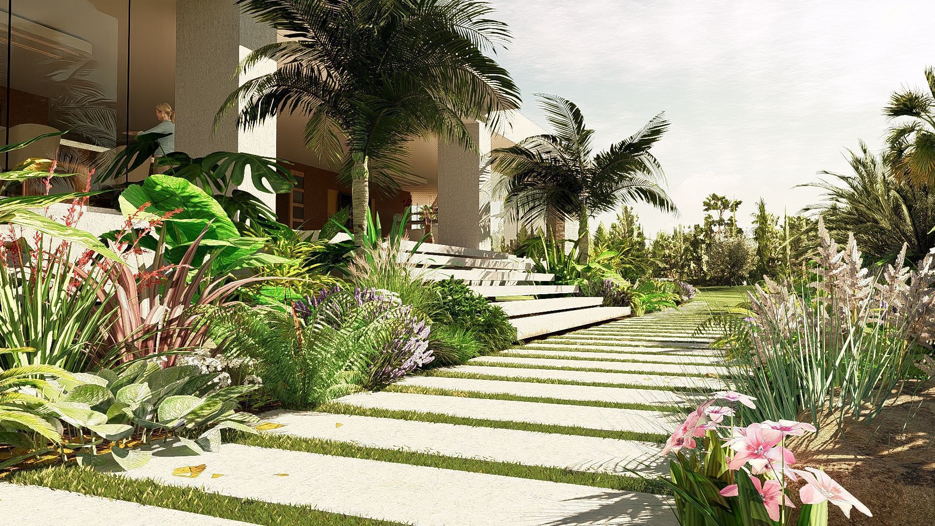 Modern Minimalist Villa 3D model_27