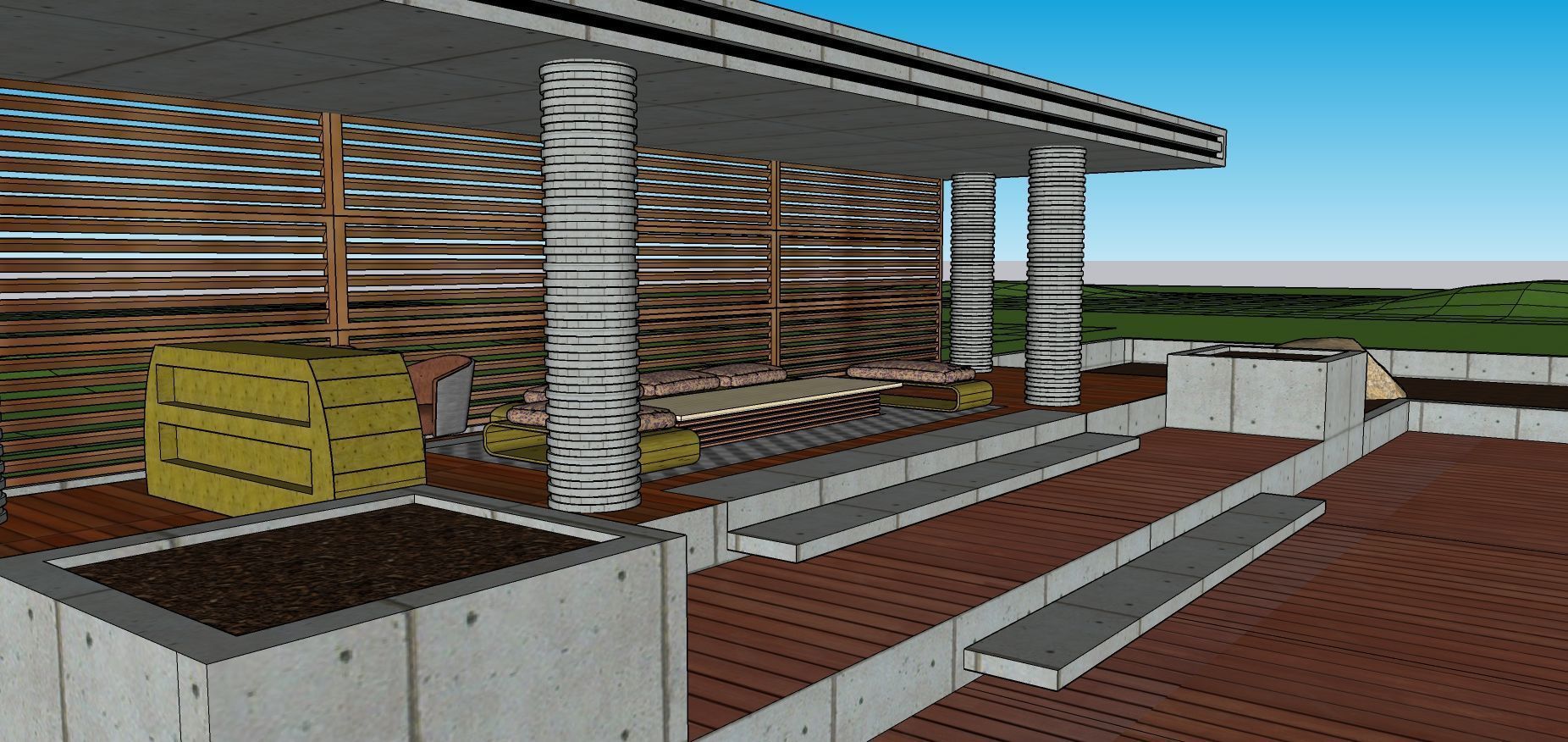 Modern Minimalist Villa 3D model_66