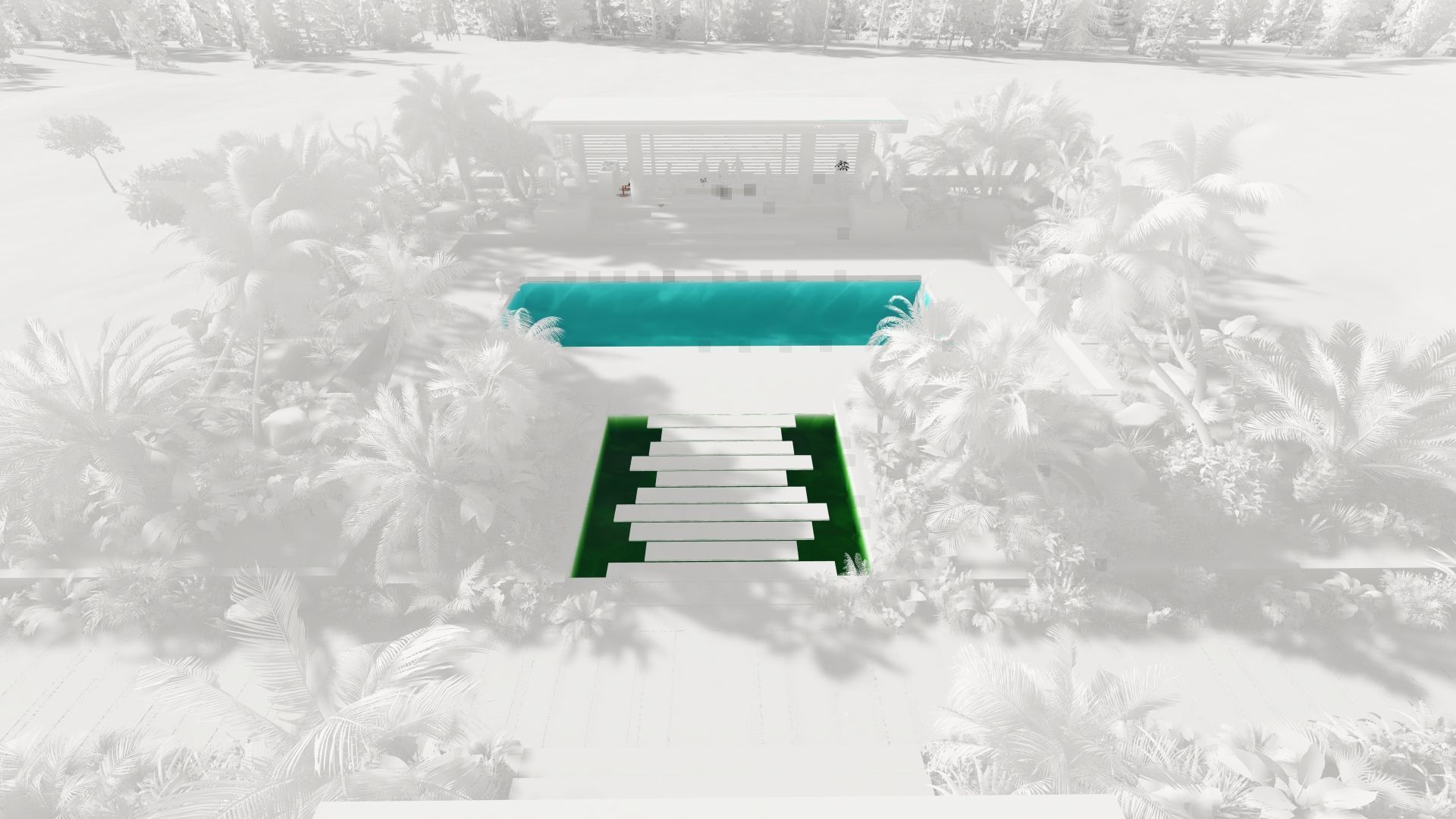 Modern Minimalist Villa 3D model_83