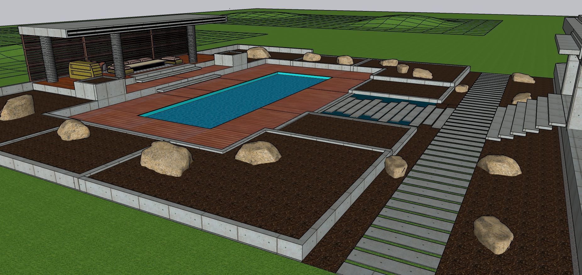 Modern Minimalist Villa 3D model_69