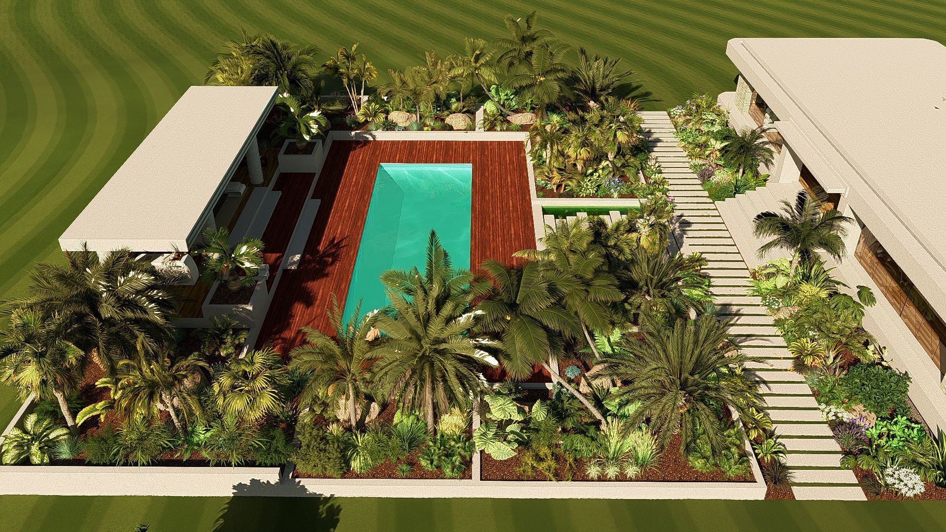 Modern Minimalist Villa 3D model_39