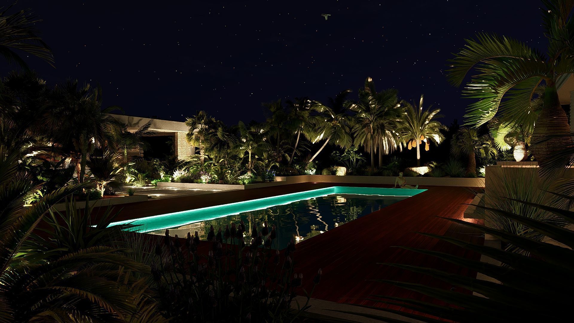 Modern Minimalist Villa 3D model_35