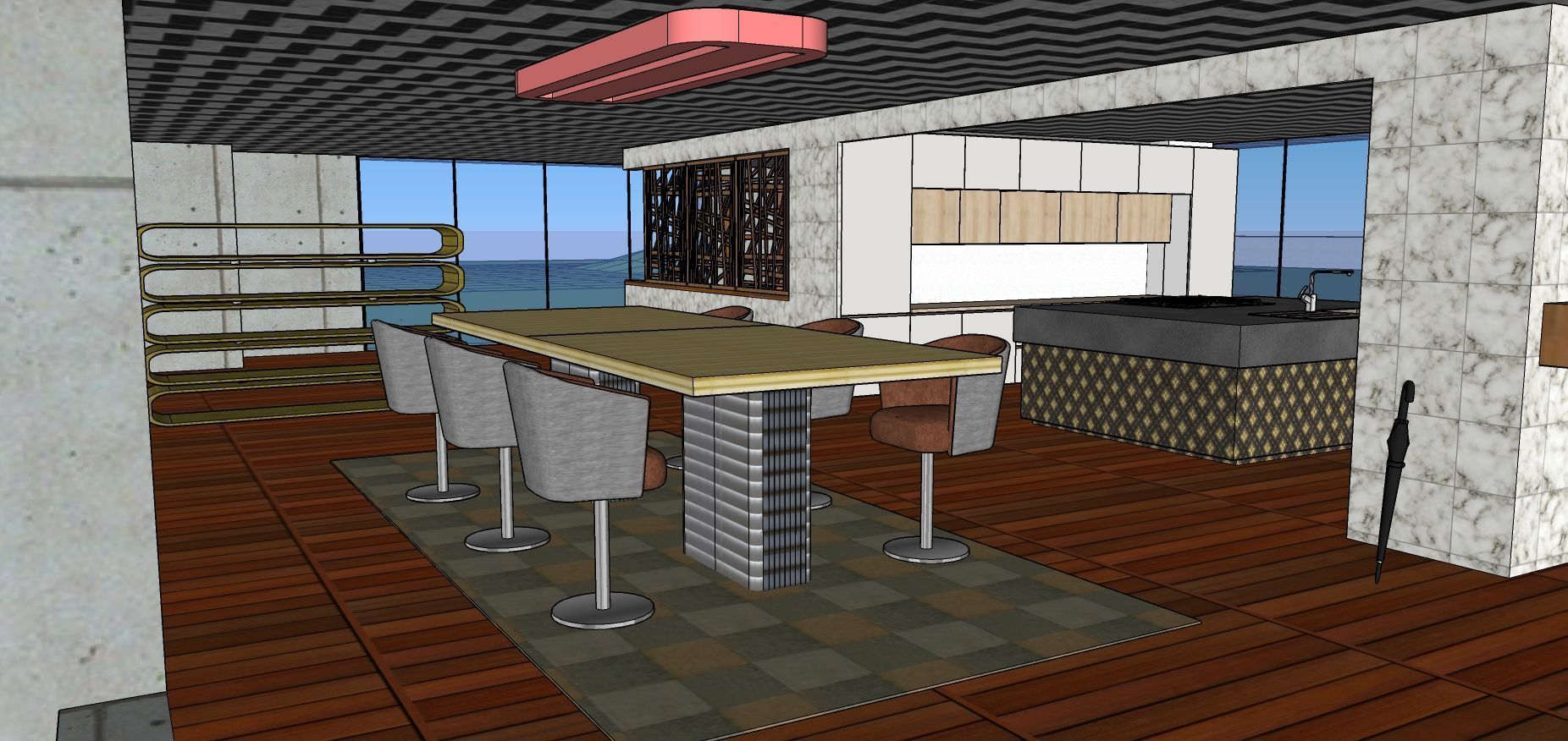 Modern Minimalist Villa 3D model_60