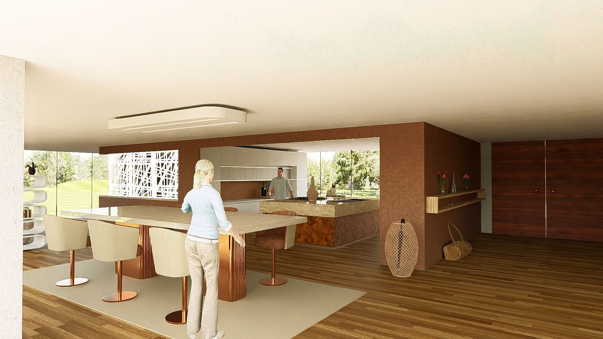 Modern Minimalist Villa 3D model_21