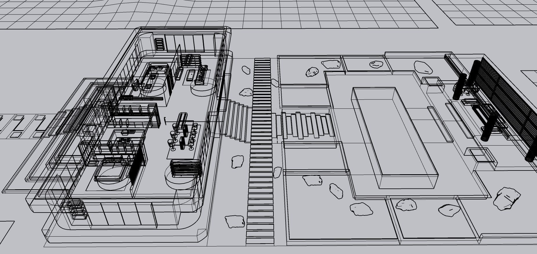 Modern Minimalist Villa 3D model_75