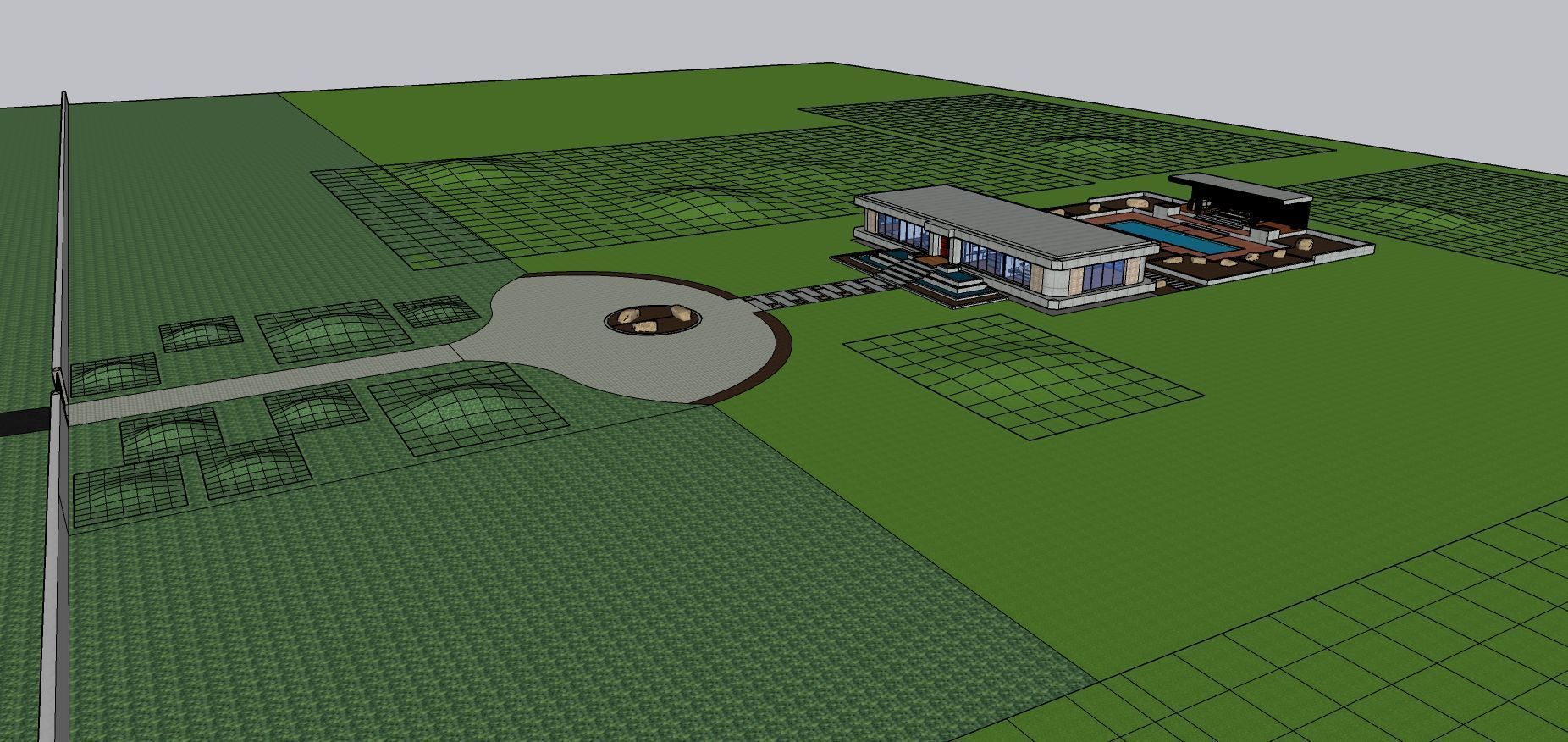 Modern Minimalist Villa 3D model_70