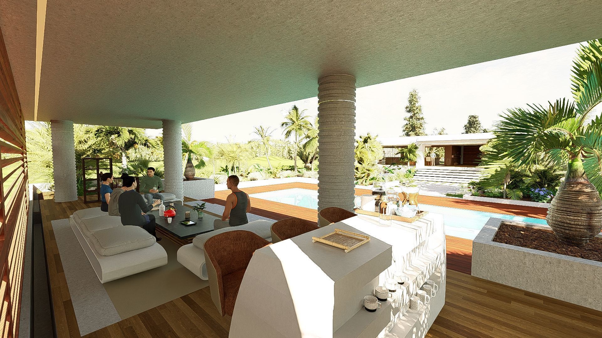 Modern Minimalist Villa 3D model_30