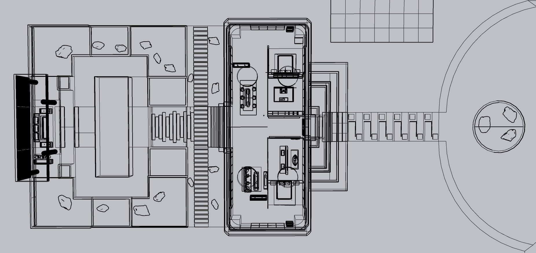Modern Minimalist Villa 3D model_73