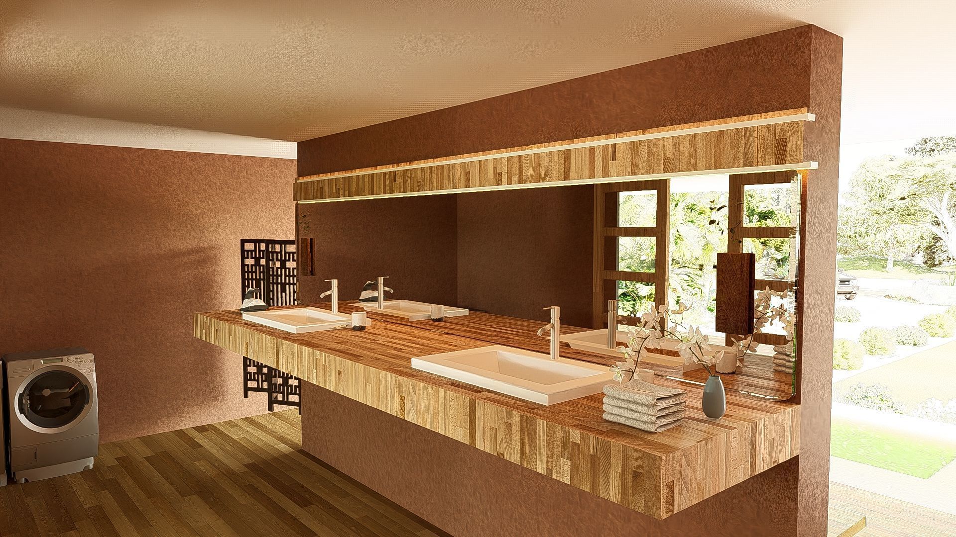 Modern Minimalist Villa 3D model_24