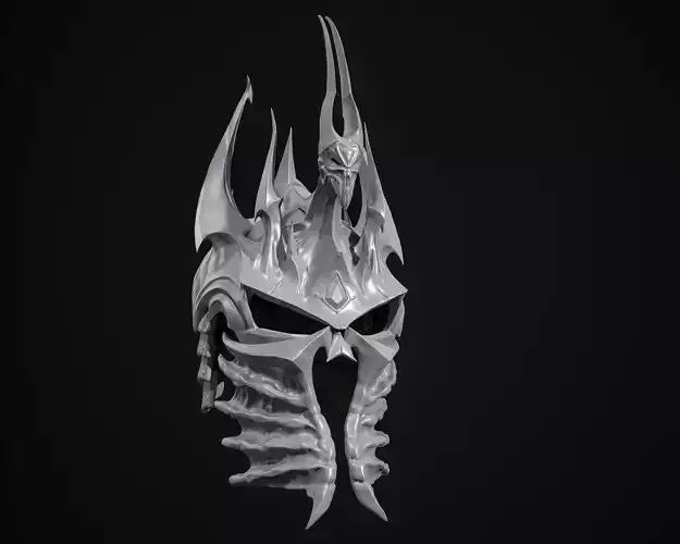 Arthas Helmet  3D print model