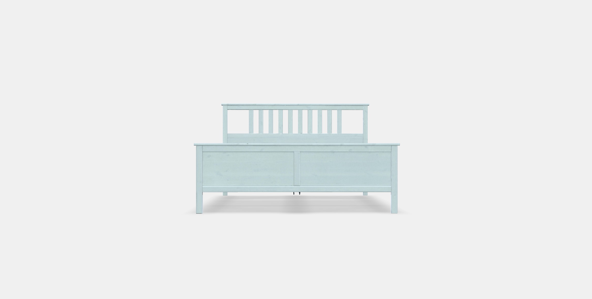 HEMNES Bed frame 21 Low-poly 3D model_10