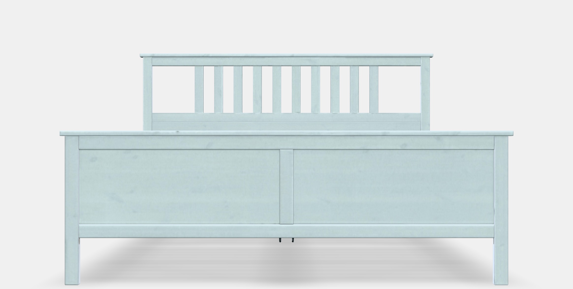 HEMNES Bed frame 21 Low-poly 3D model_11