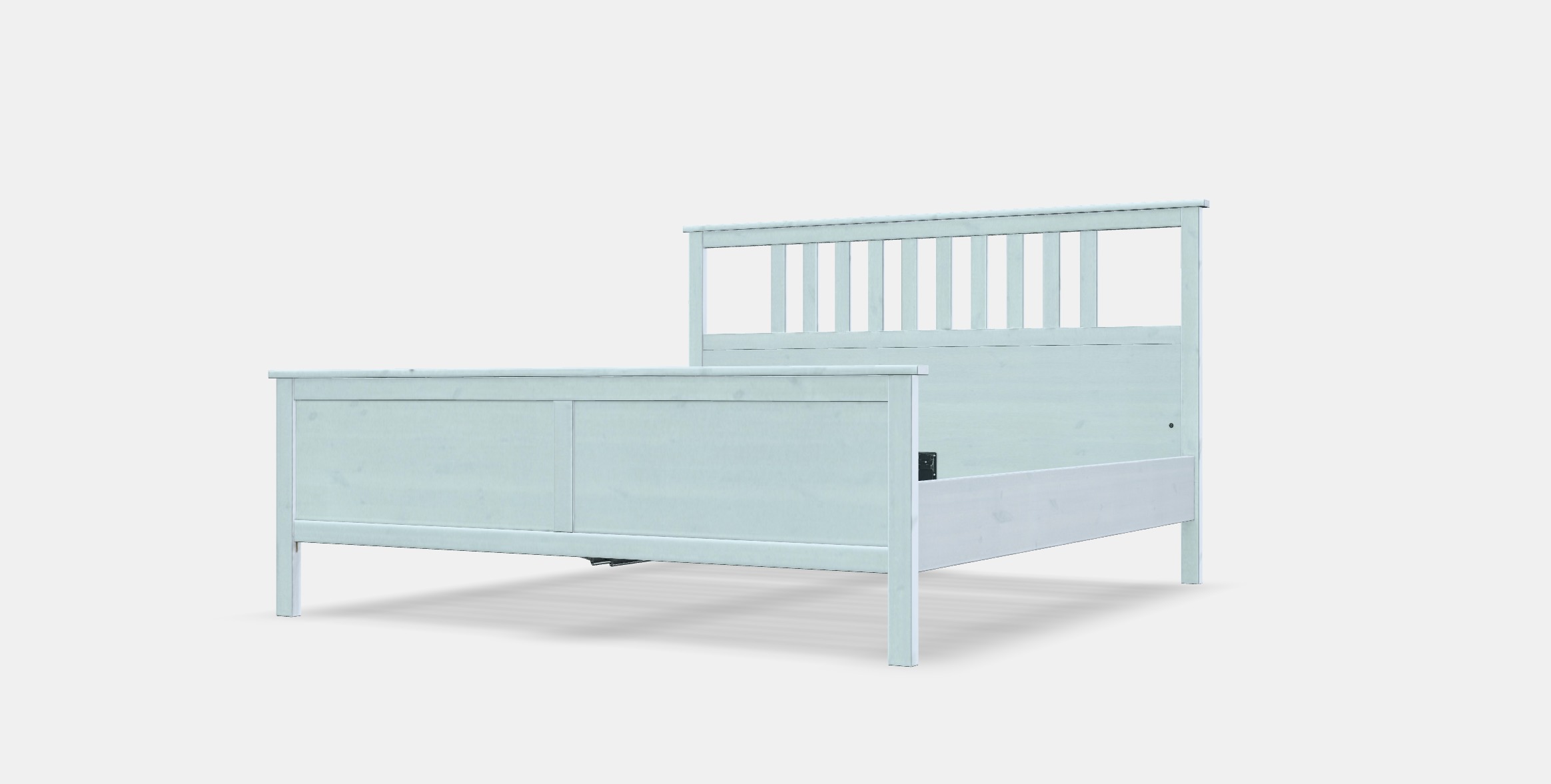 HEMNES Bed frame 21 Low-poly 3D model_13