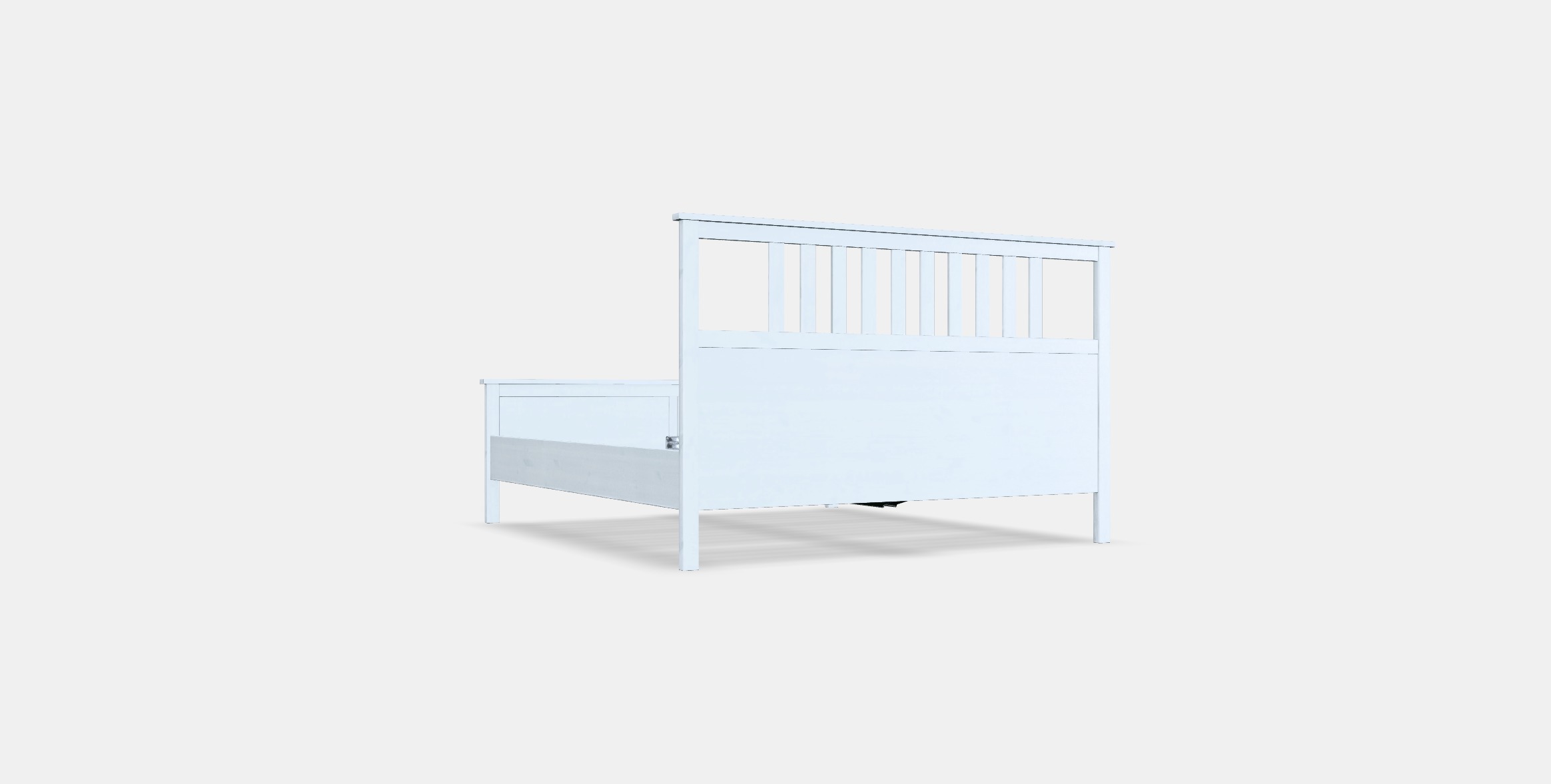 HEMNES Bed frame 21 Low-poly 3D model_16