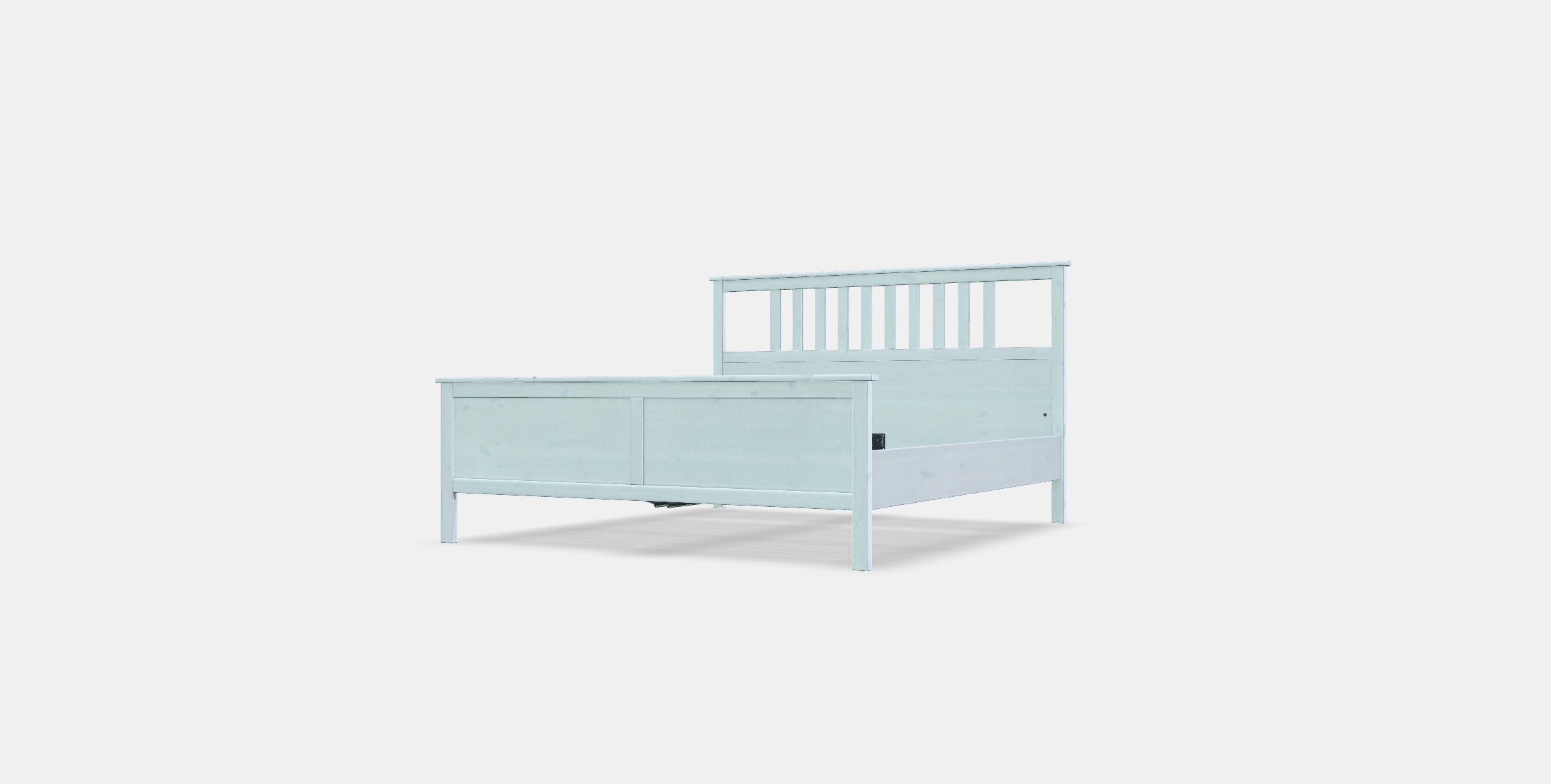 HEMNES Bed frame 21 Low-poly 3D model_12