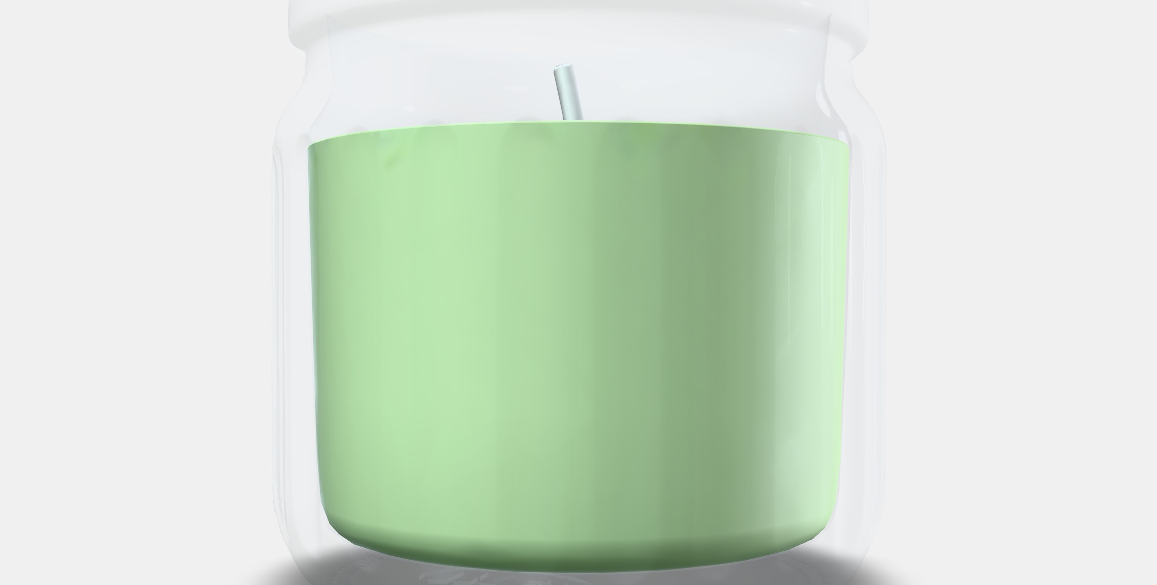 LOVSKOGSLUND Scented candle in glass Low-poly 3D model_13