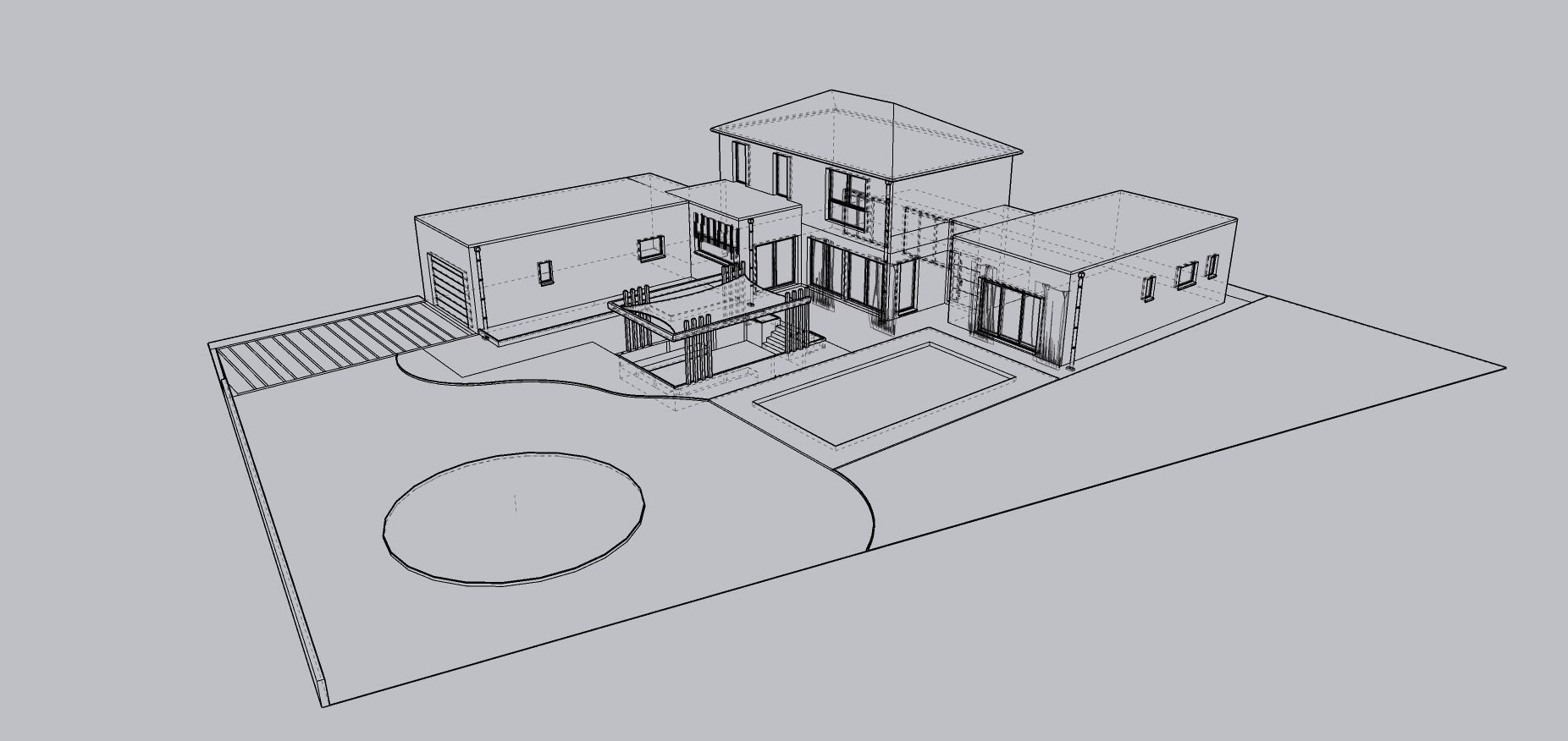 Modern Minimalist Villa 3D model_18