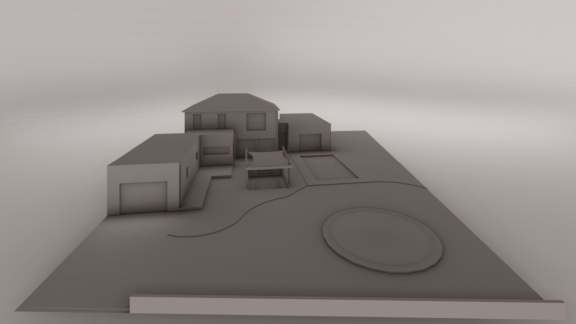 Modern Minimalist Villa 3D model_21