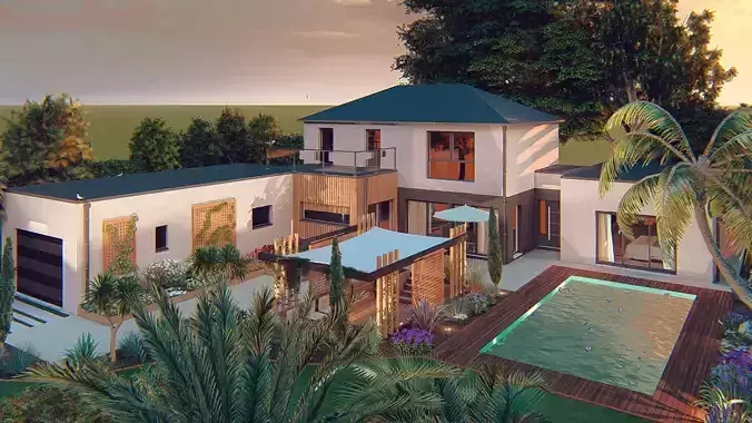 Modern Minimalist Villa