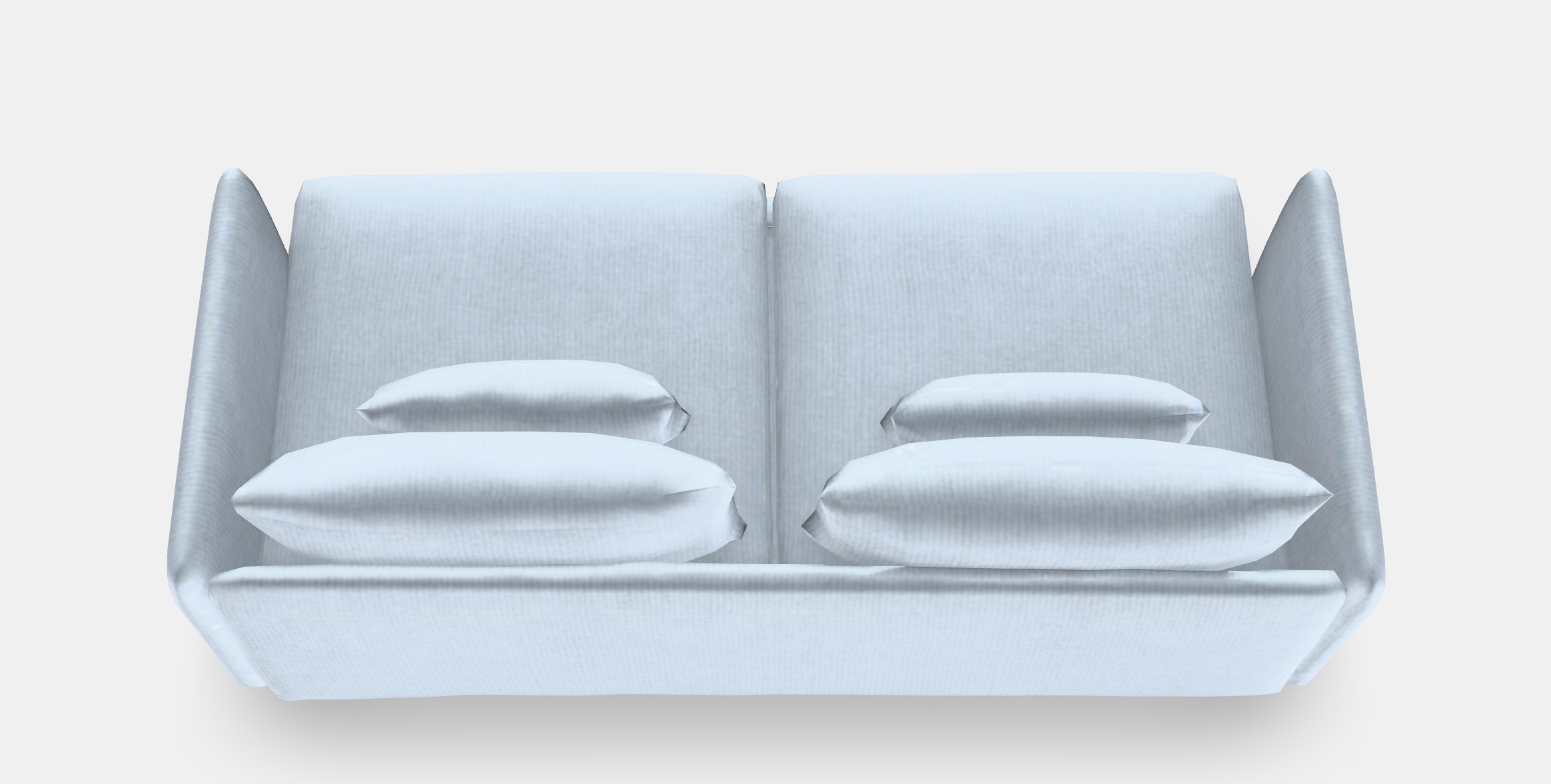 SODERHAMN 3-seat sofa 7 Low-poly 3D model_4