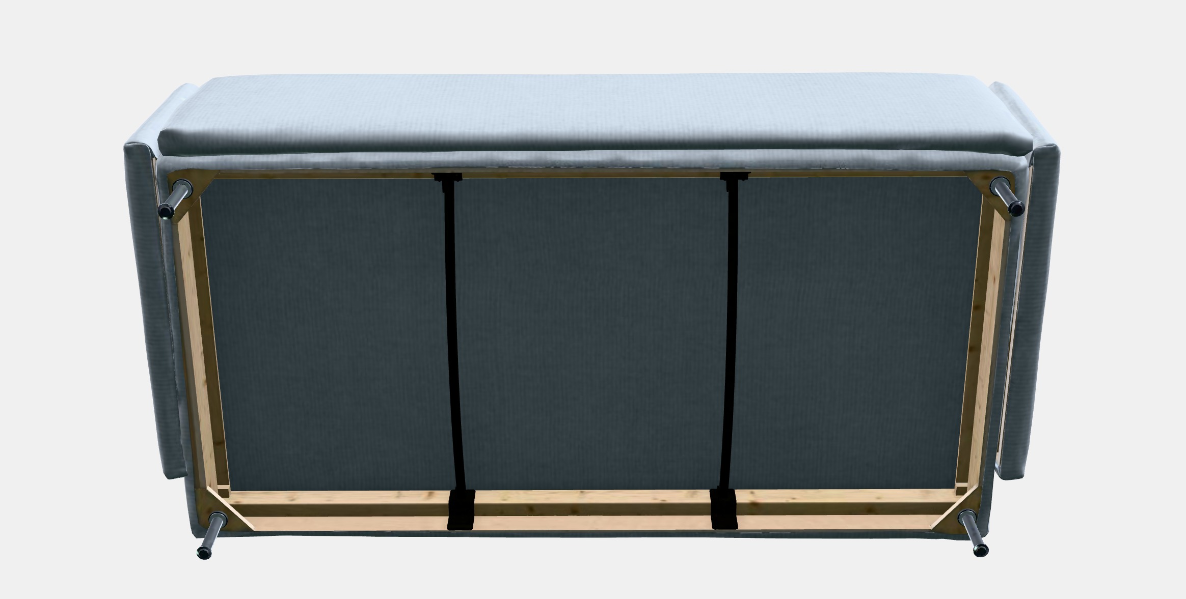 SODERHAMN 3-seat sofa 7 Low-poly 3D model_8