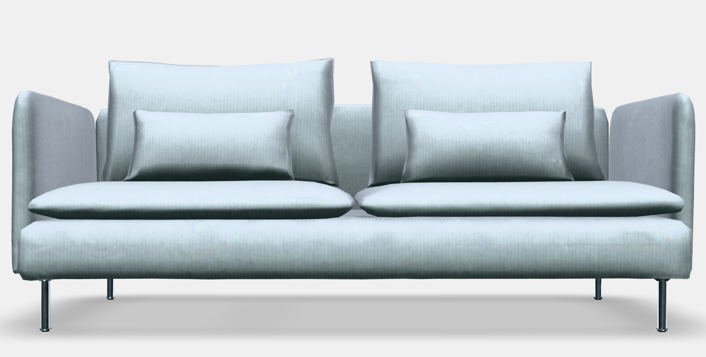 SODERHAMN 3-seat sofa 7 Low-poly 3D model_11