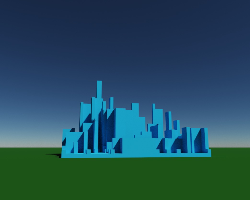 Tiny Voxel City Low-poly 3D model_20
