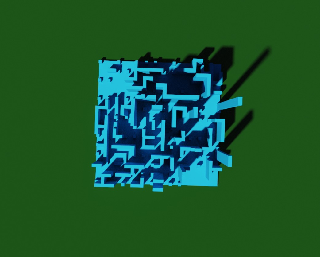 Tiny Voxel City Low-poly 3D model_24