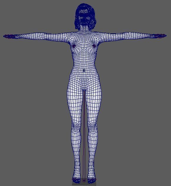 DaisyRidley Character Low-poly 3D model_25