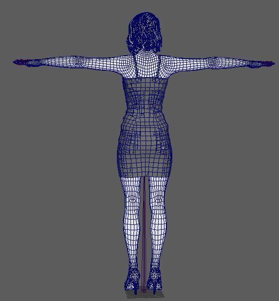 DaisyRidley Character Low-poly 3D model_21