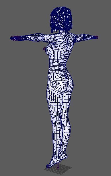 DaisyRidley Character Low-poly 3D model_27