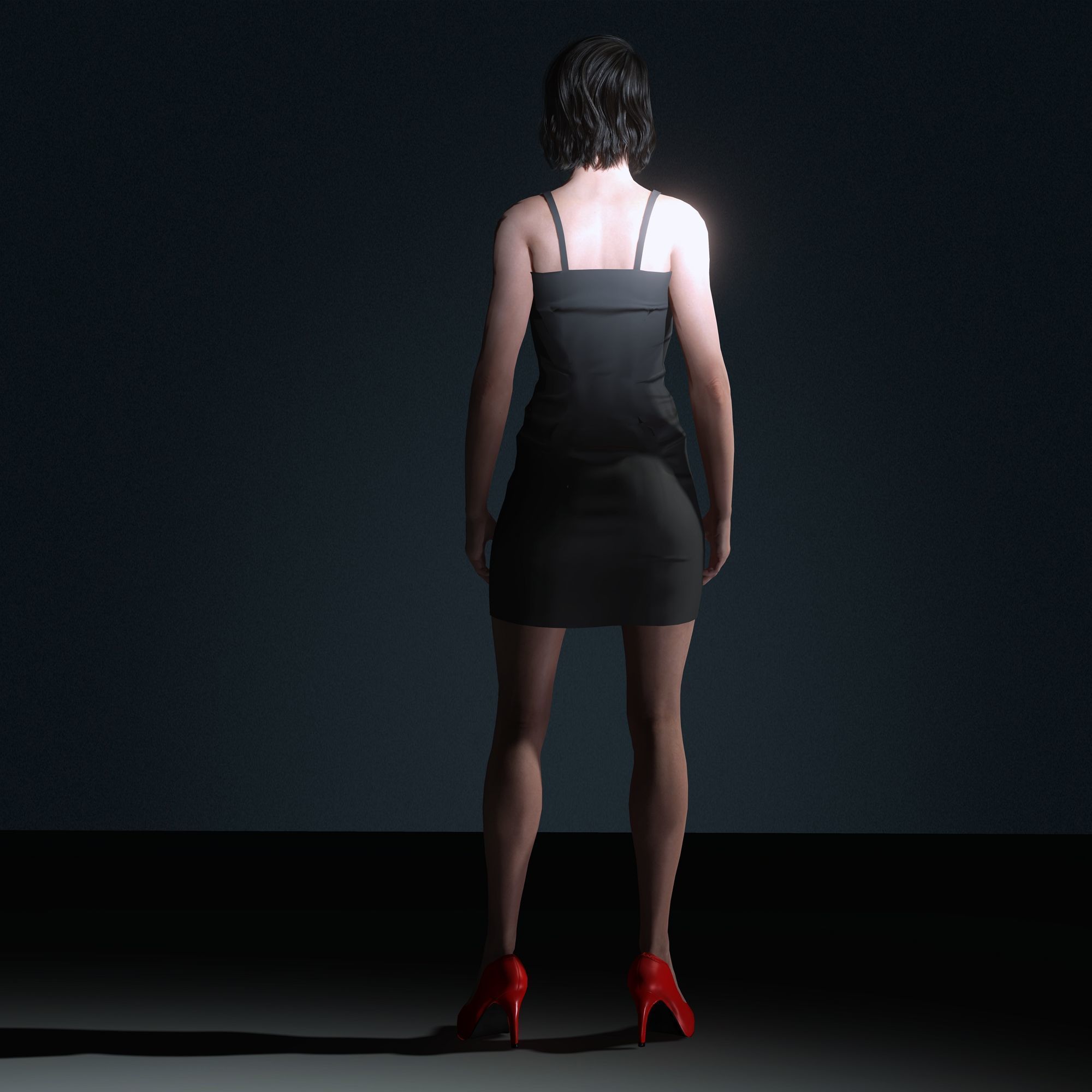 DaisyRidley Character Low-poly 3D model_9