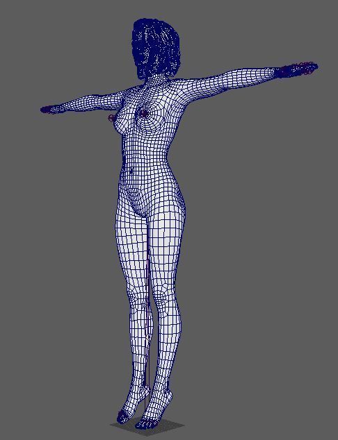 DaisyRidley Character Low-poly 3D model_26