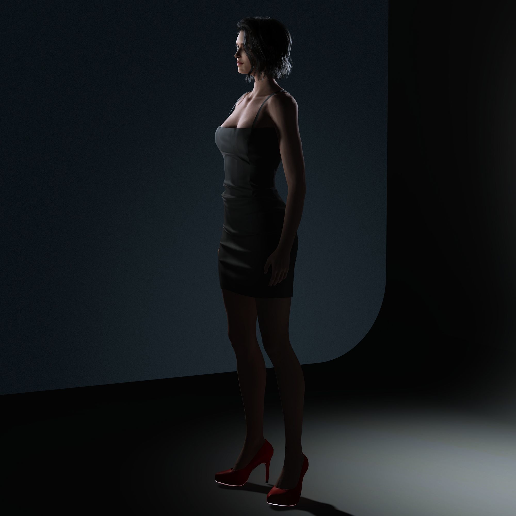 DaisyRidley Character Low-poly 3D model_8