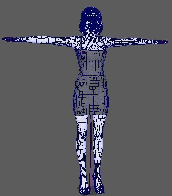 DaisyRidley Character Low-poly 3D model_24