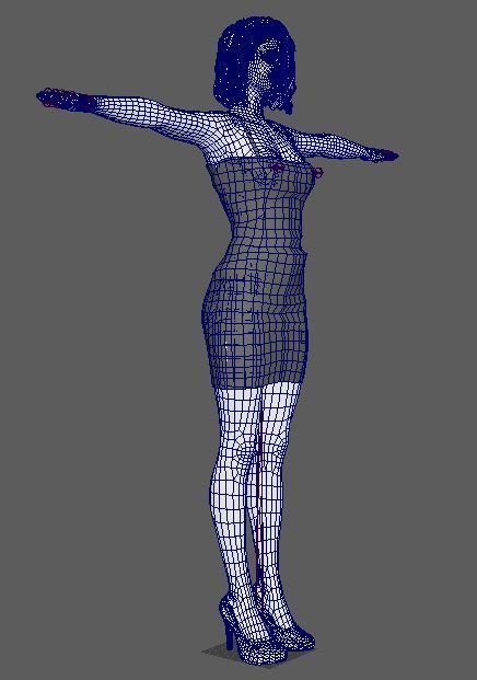 DaisyRidley Character Low-poly 3D model_23