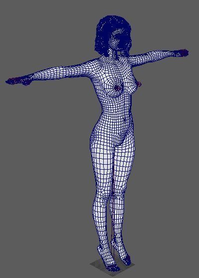 DaisyRidley Character Low-poly 3D model_28