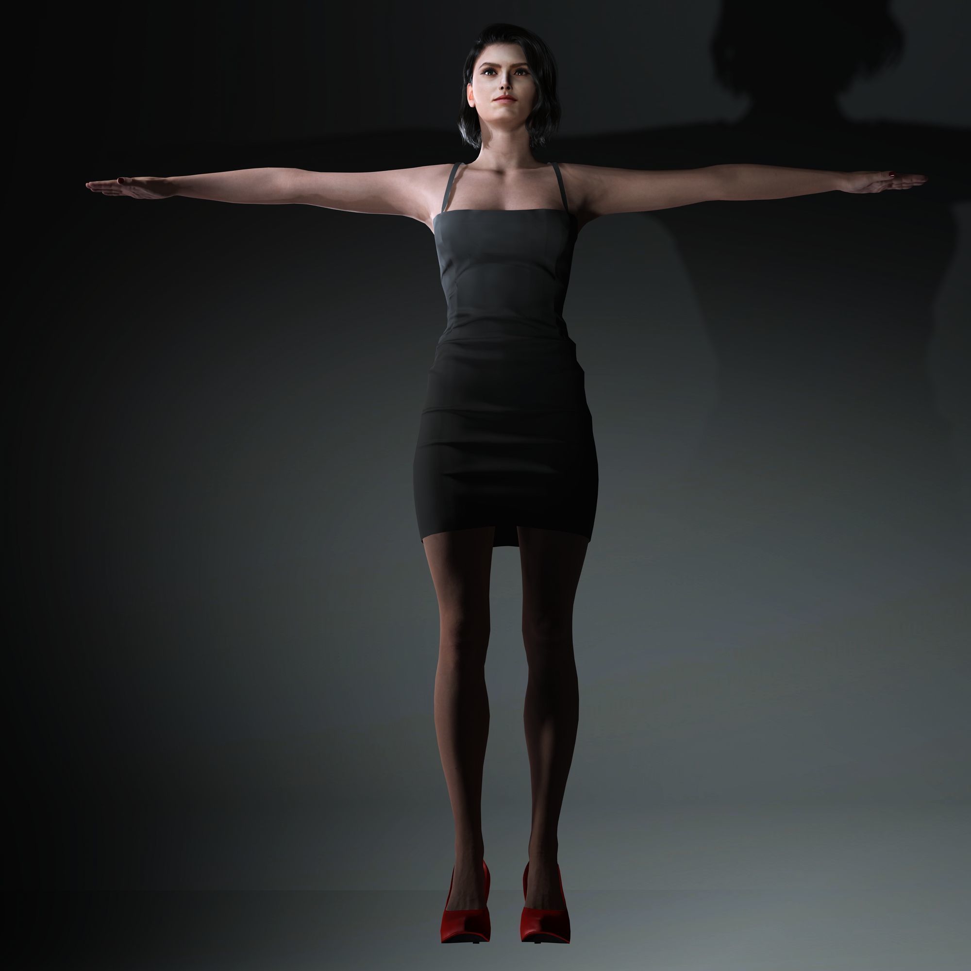 DaisyRidley Character Low-poly 3D model_17