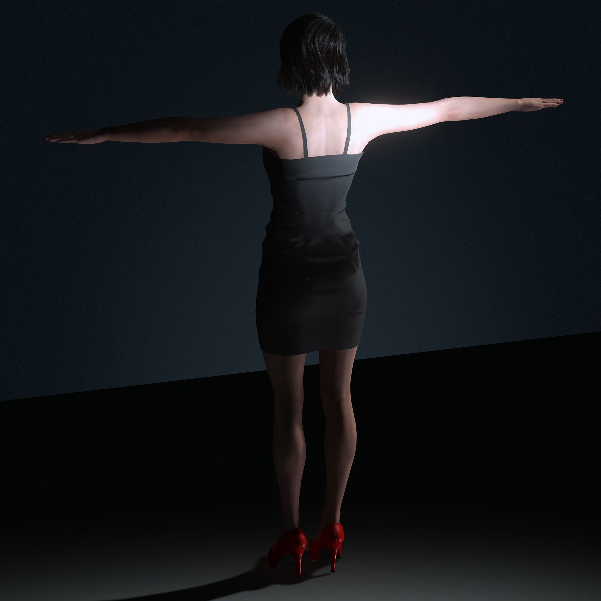 DaisyRidley Character Low-poly 3D model_15