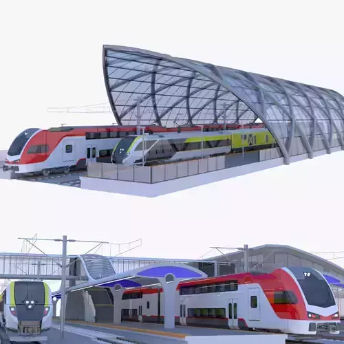 Stations with american trains