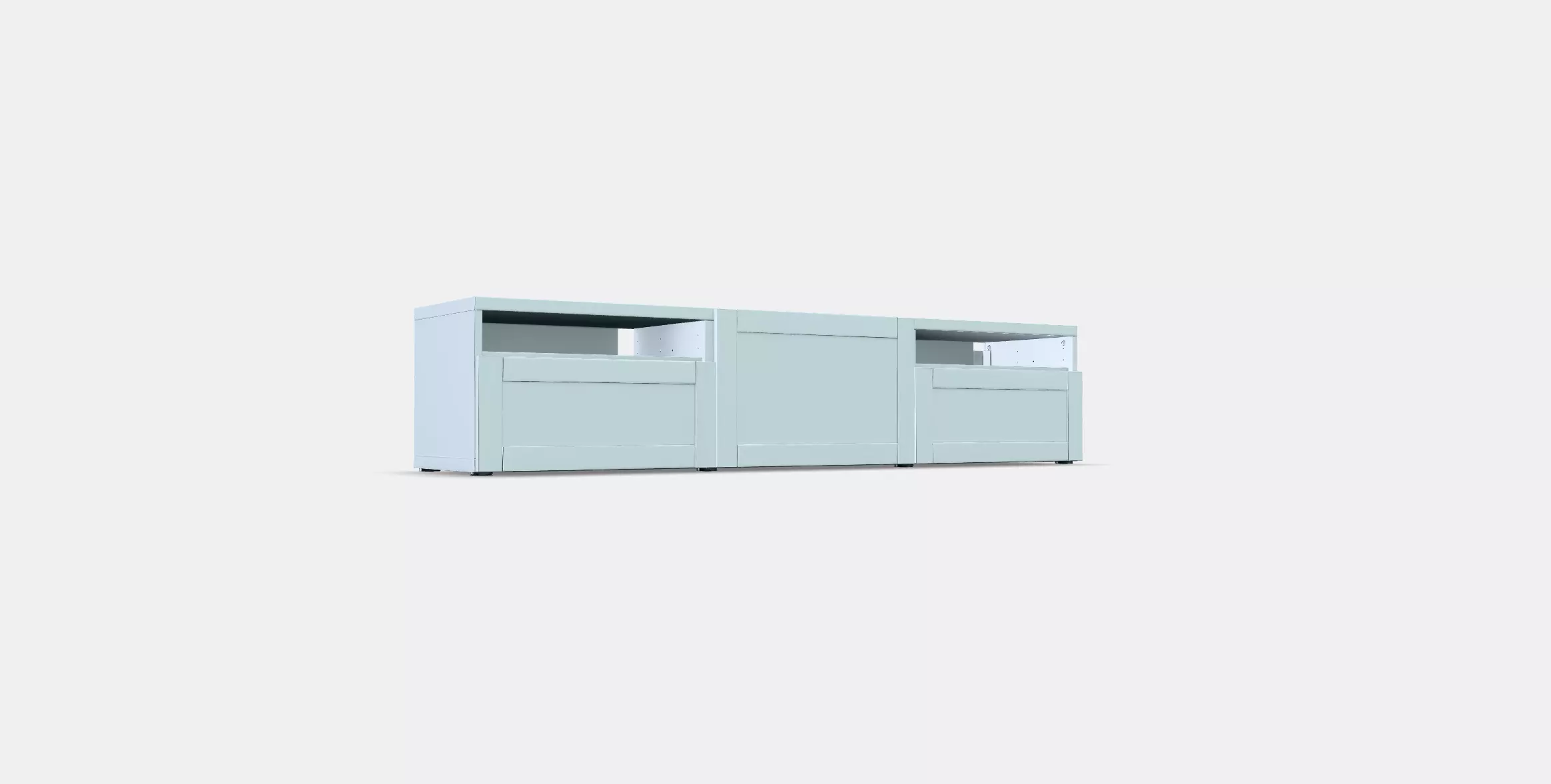 BESTA TV bench 61 Low-poly 3D model