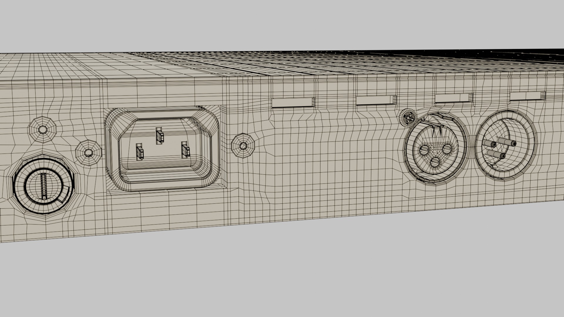 API Audio 3124V  3D model_16