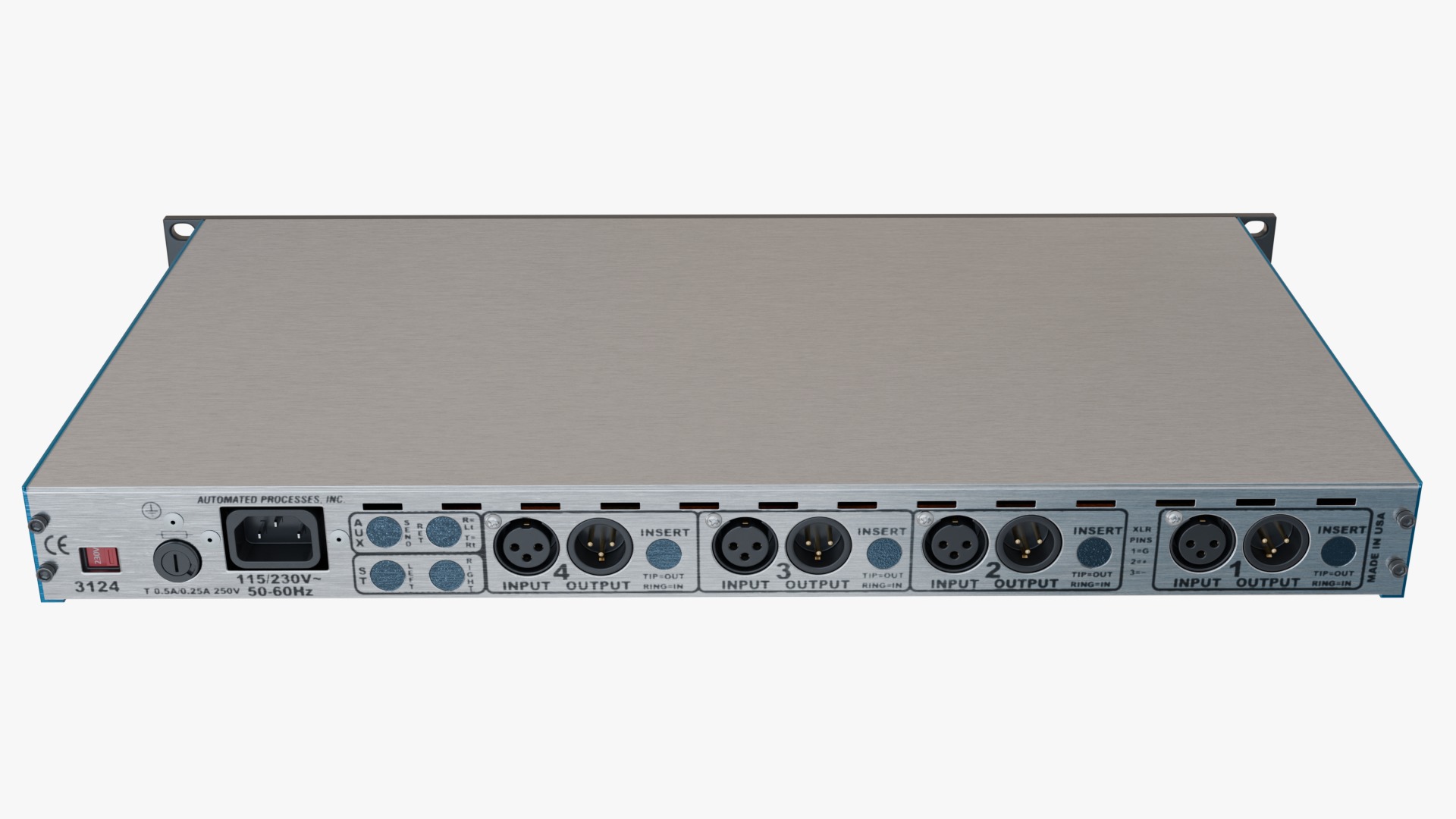 API Audio 3124V  3D model_5
