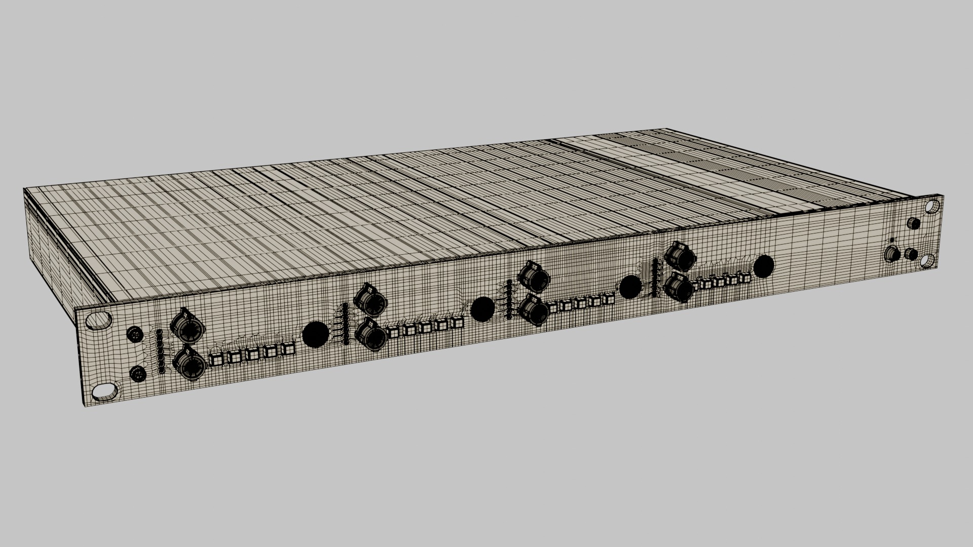API Audio 3124V  3D model_11