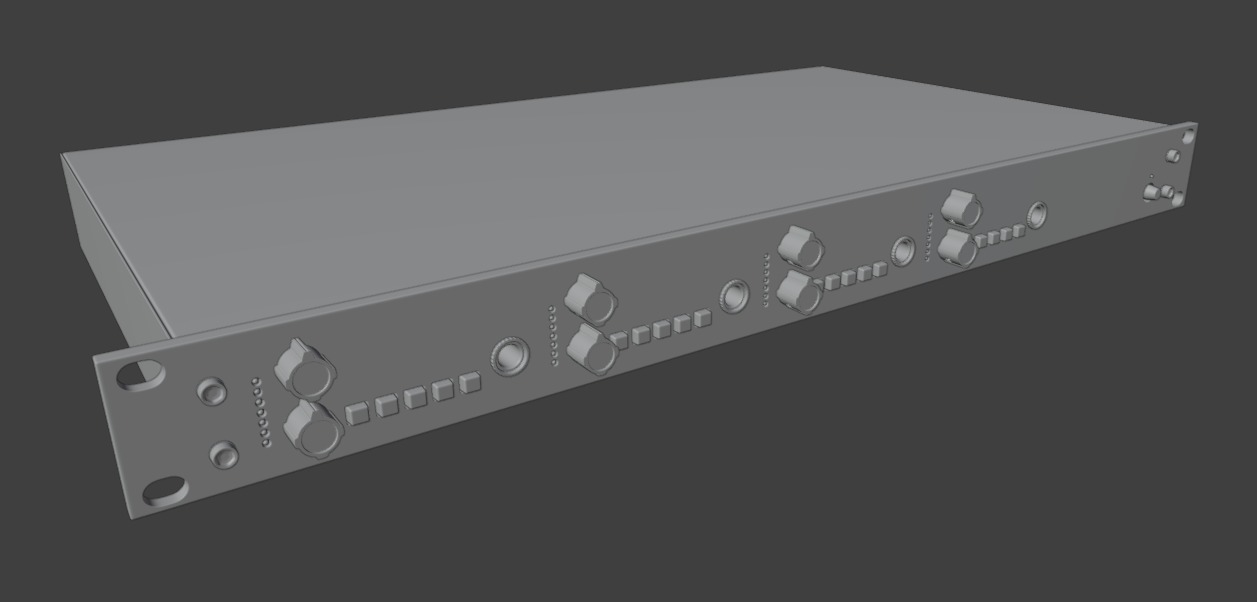 API Audio 3124V  3D model_6