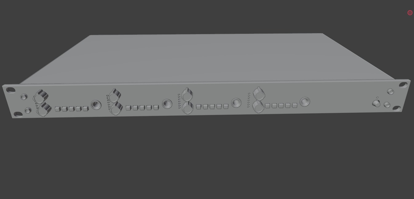 API Audio 3124V  3D model_7